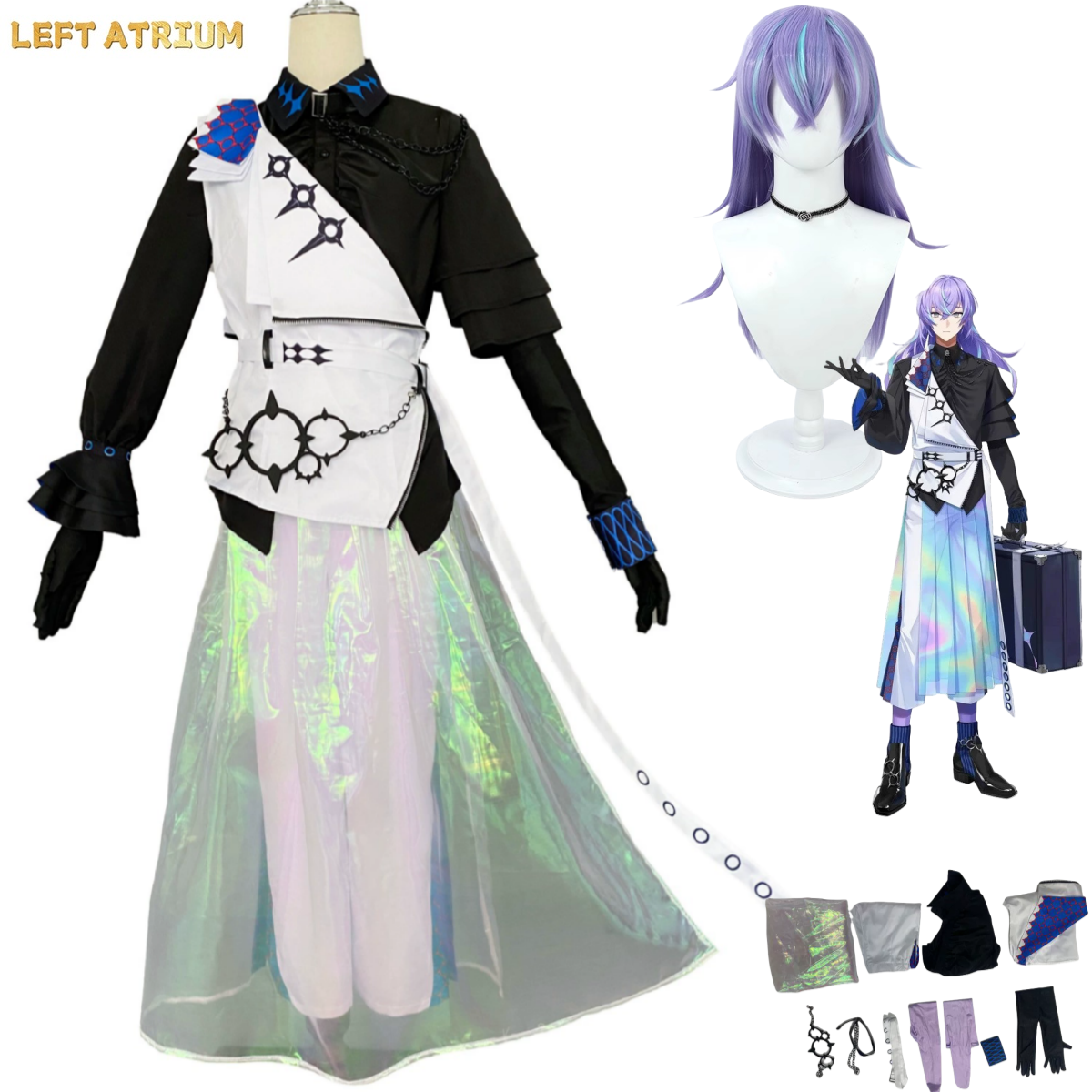 Anime Cosplay Youtuber - Virtual YouTuber Hoshirube Sho Cosplay Costume