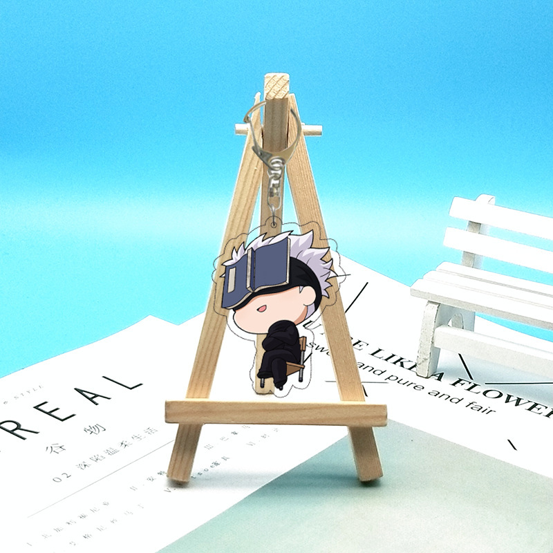 Anime Cosplay Gojo - Jujutsu Kaisen Anime Keychain Travel Accessory