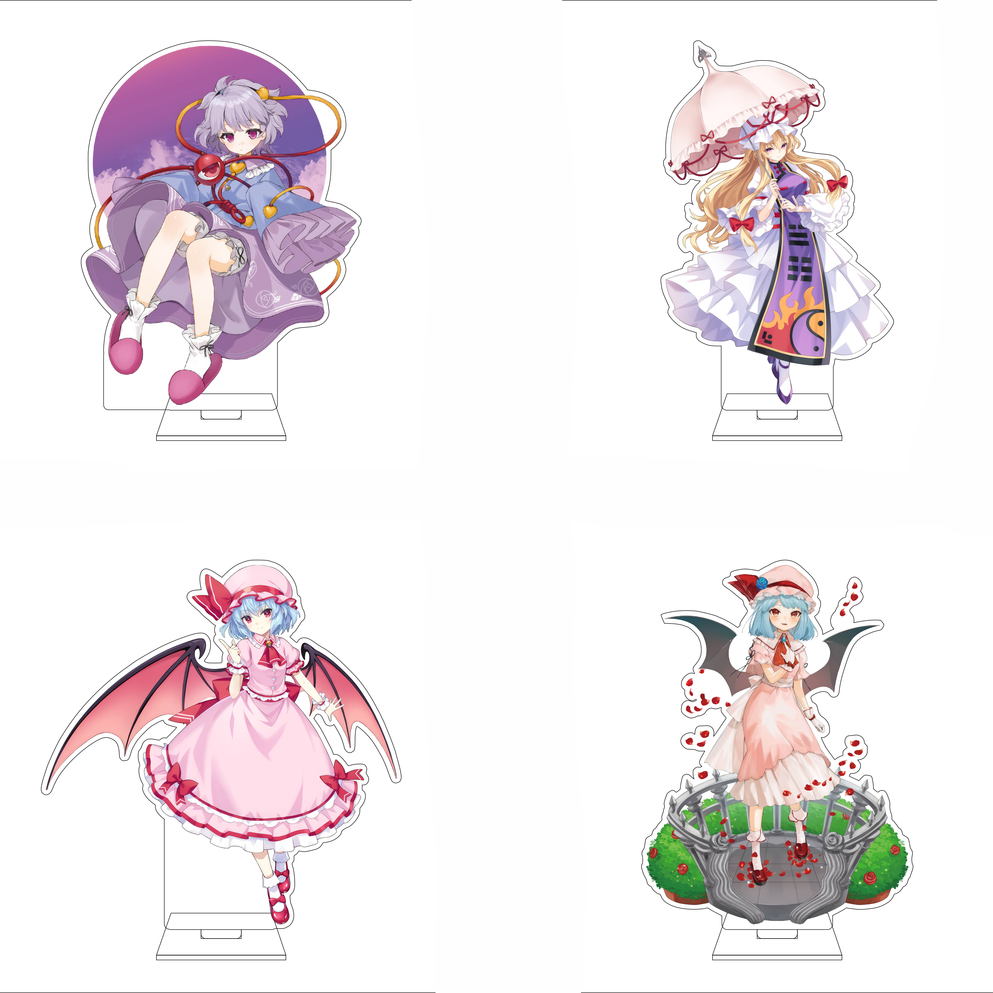Anime Cosplay Japan - 16CM Anime Touhou Project Cosplay Acrylic