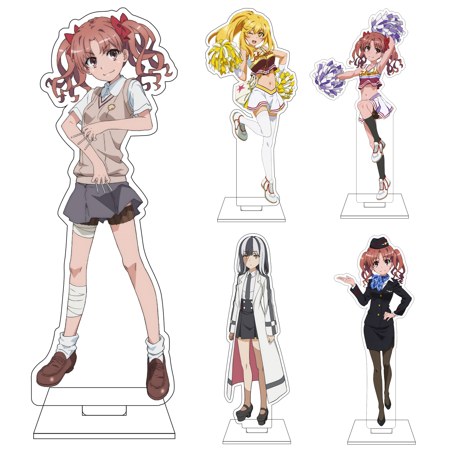 Anime Cosplay Japan - 16CM Anime Misaka Mikoto Cosplay Acrylic