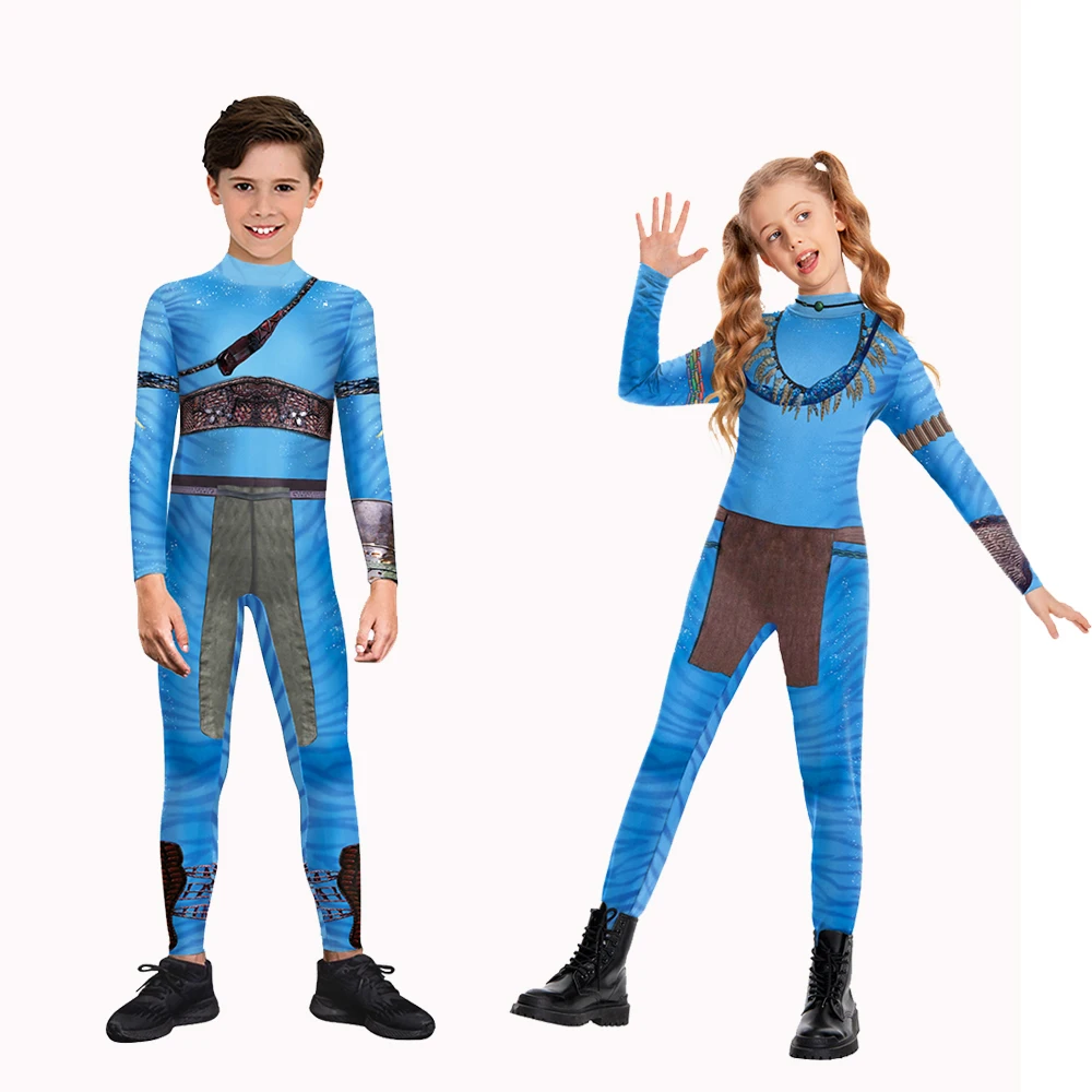 Boy Girl Avatar Bodysuit Hallo - Cosplay Avatar Anime avis et prix