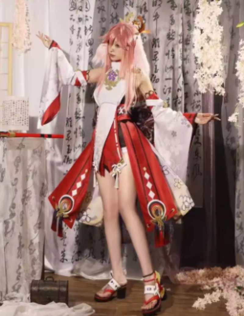 Genshin Impact Yae Miko Cospla - Cosplay Anime Yae Miko avis et prix