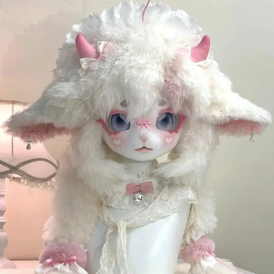 Handmade Kig Fursuit Head, Cut - Anime Cosplay Female avis et prix