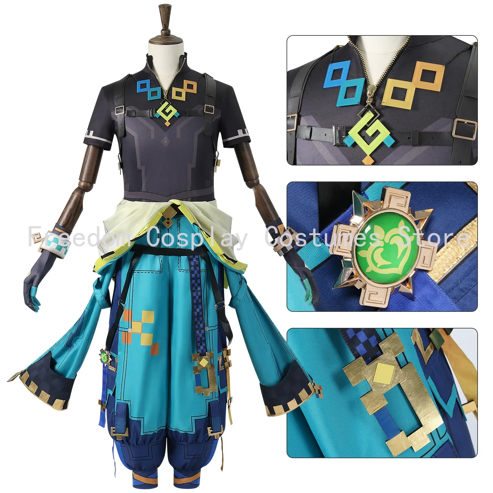 Game Genshin Impact Kinich Cos - Anime Cosplay Waifu avis et prix