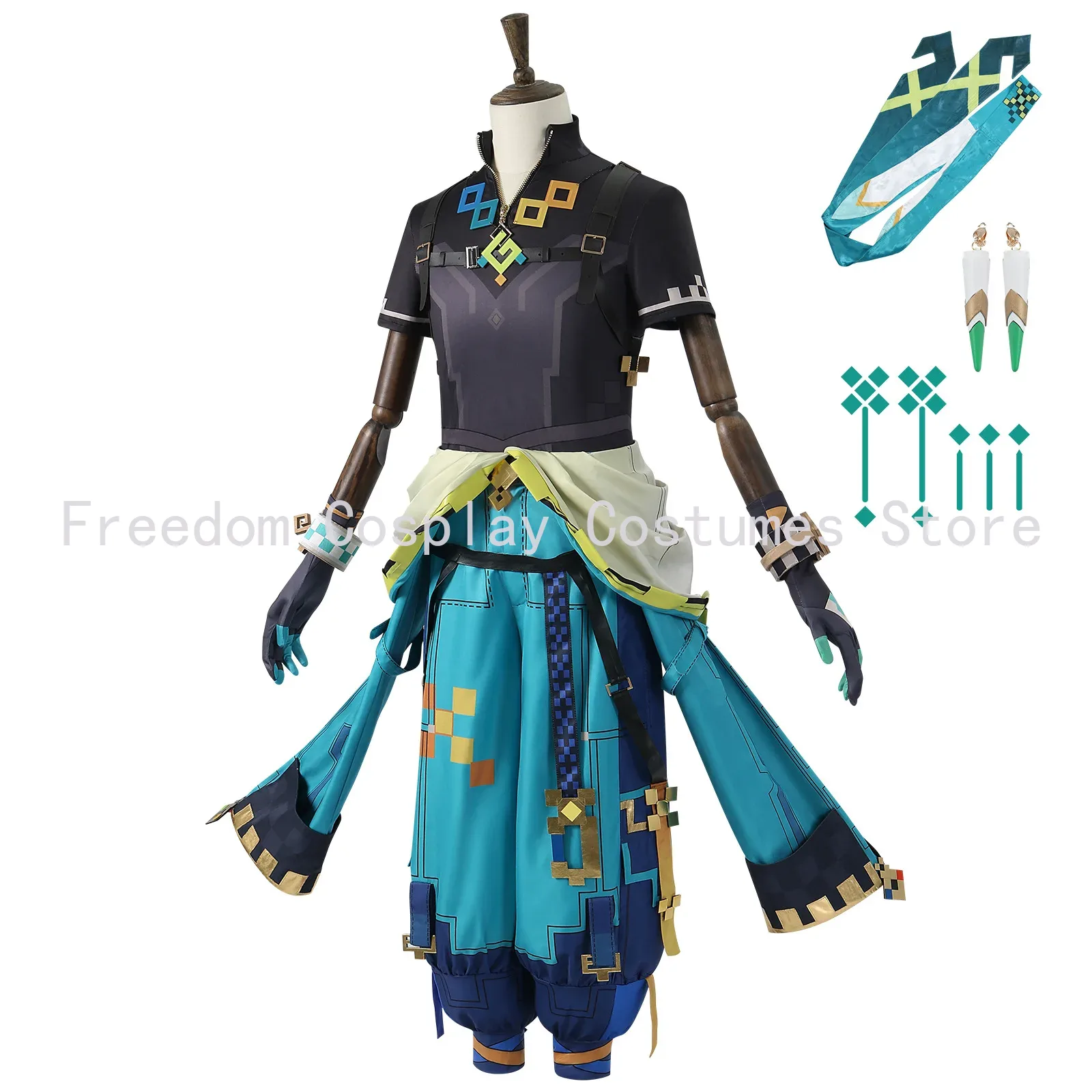 Game Genshin Impact Kinich Cos - Anime Cosplay Waifu avis et prix