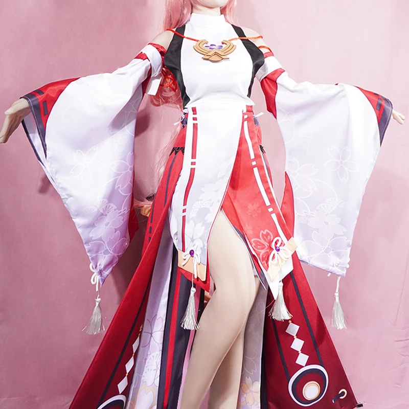 Yae Miko Cosplay Costume Impac - Cosplay Anime Yae Miko avis et prix