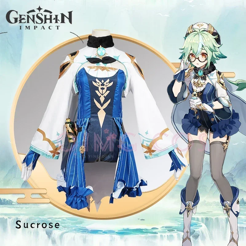 Genshin Impact Sucrose Cosplay - Anime Cosplay Dress For Women avis et prix