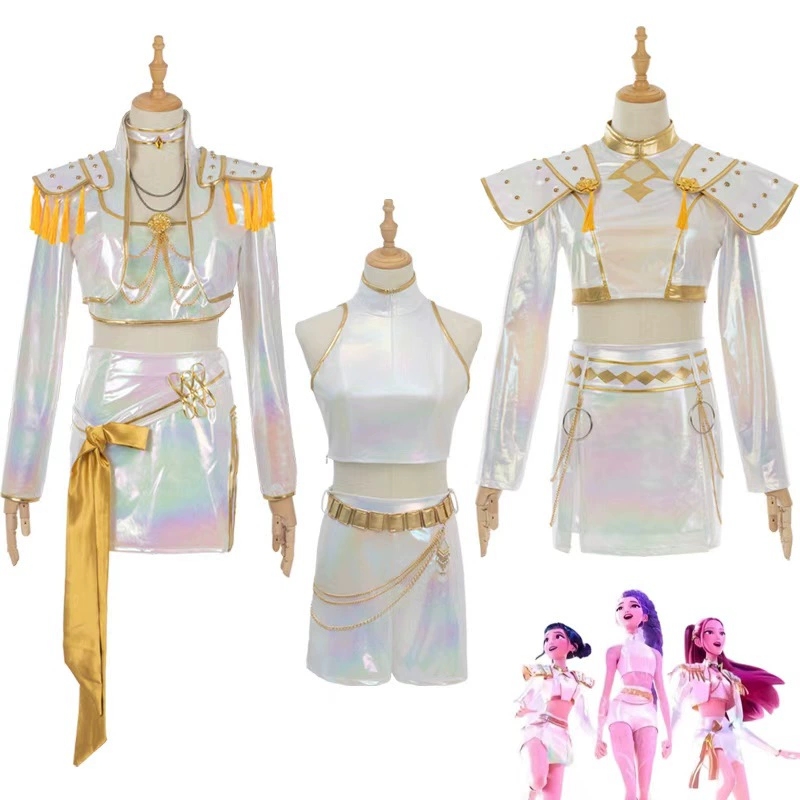 Cosplay Costume PU Leather Whi - Anime Cosplay Waifu avis et prix