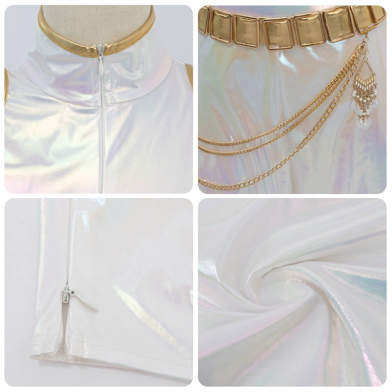 Cosplay Costume PU Leather Whi - Anime Cosplay Waifu avis et prix