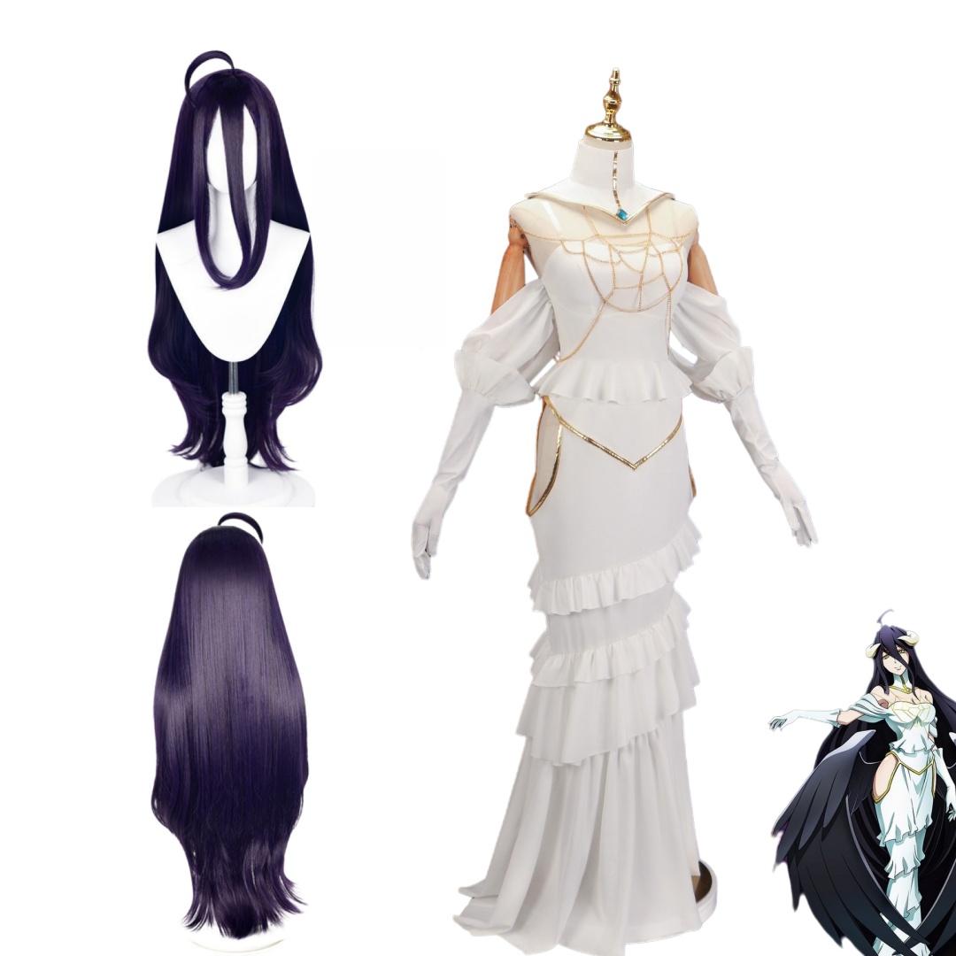 Overlord Arubedo Pure-White De - Anime Cosplay Waifu avis et prix
