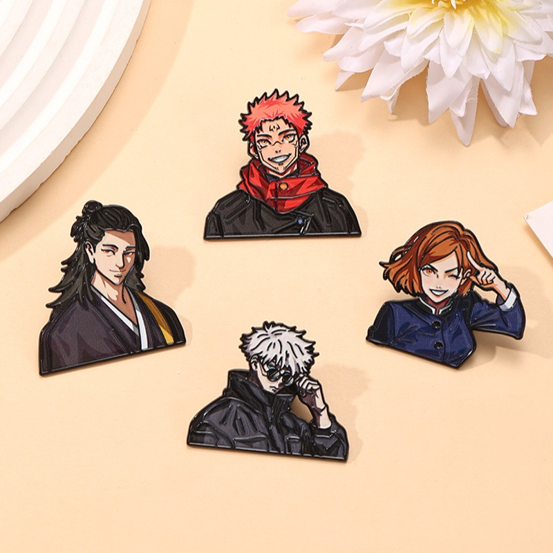 4pcs Creative Anime Jujutsu Br - Anime Cosplay Gojo avis et prix
