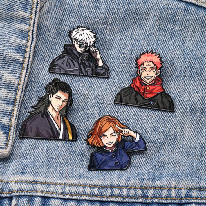 4pcs Creative Anime Jujutsu Br - Anime Cosplay Gojo avis et prix