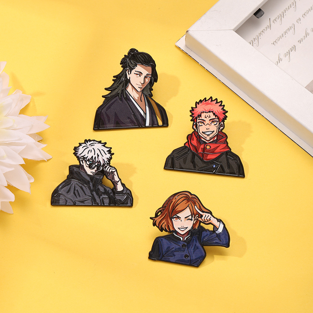 4pcs Creative Anime Jujutsu Br - Anime Cosplay Gojo avis et prix