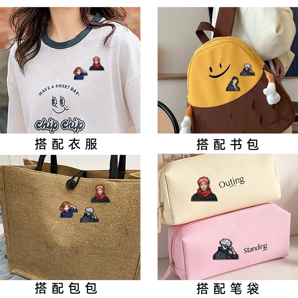 4pcs Creative Anime Jujutsu Br - Anime Cosplay Gojo avis et prix