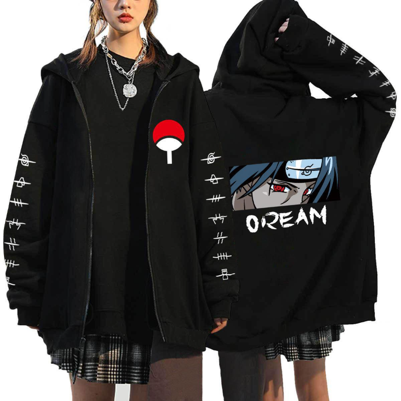 Naruto Anime Zip Up Hoodie Car - Naruto Headband Metal avis et prix