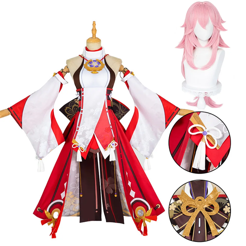 Genshin Impact Yae Miko Guuji  - Cosplay Anime Yae Miko avis et prix