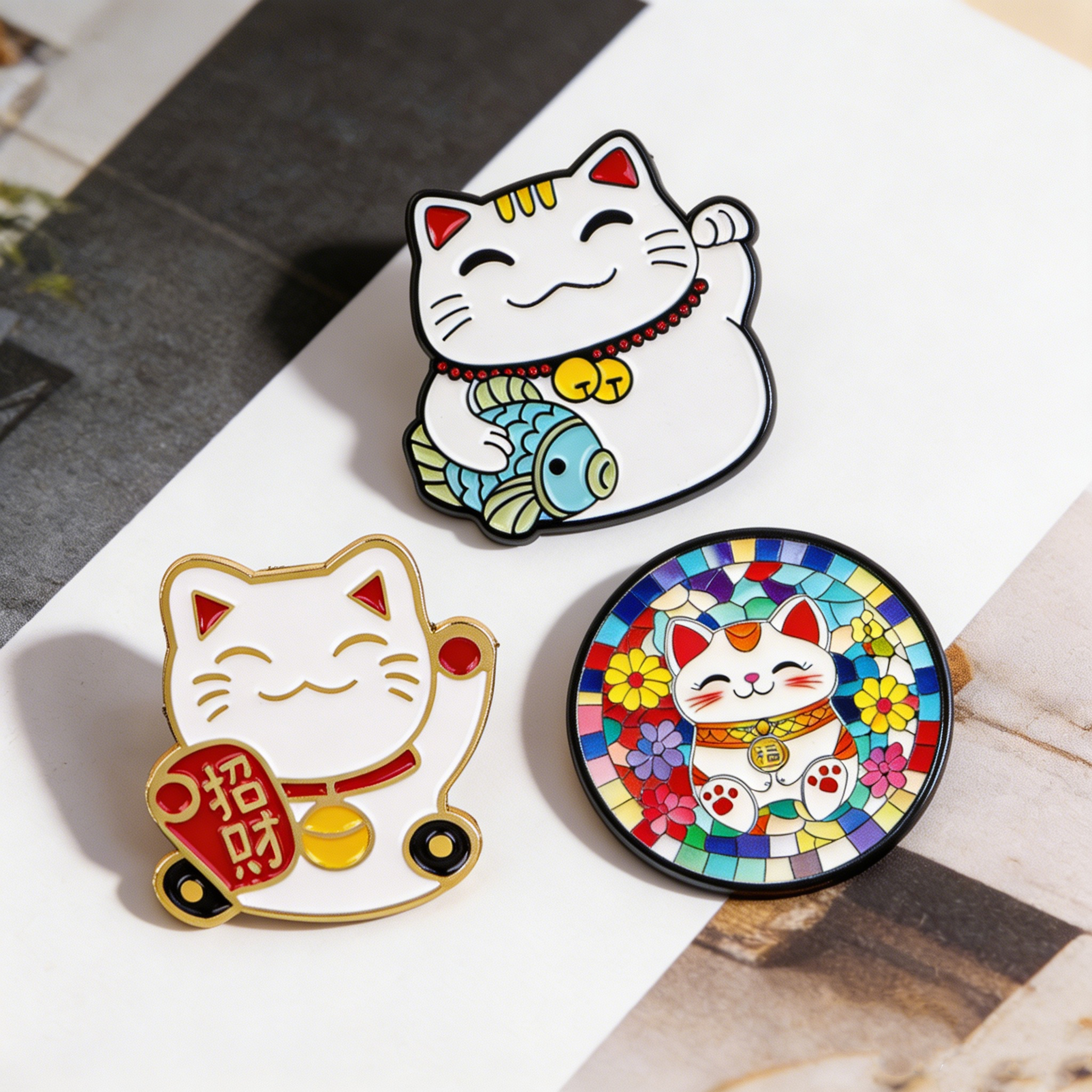3pcs/Set Japanese Lucky Cat En - Naruto Headband Metal avis et prix