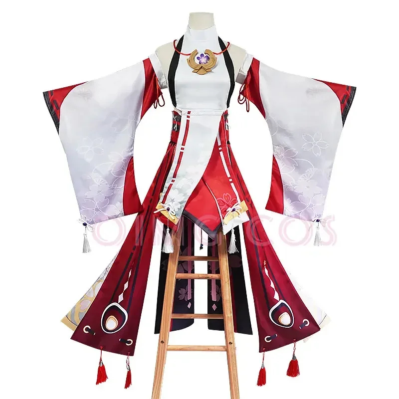 ☆YunCos Genshin Impact Yae Mik - Cosplay Anime Yae Miko avis et prix